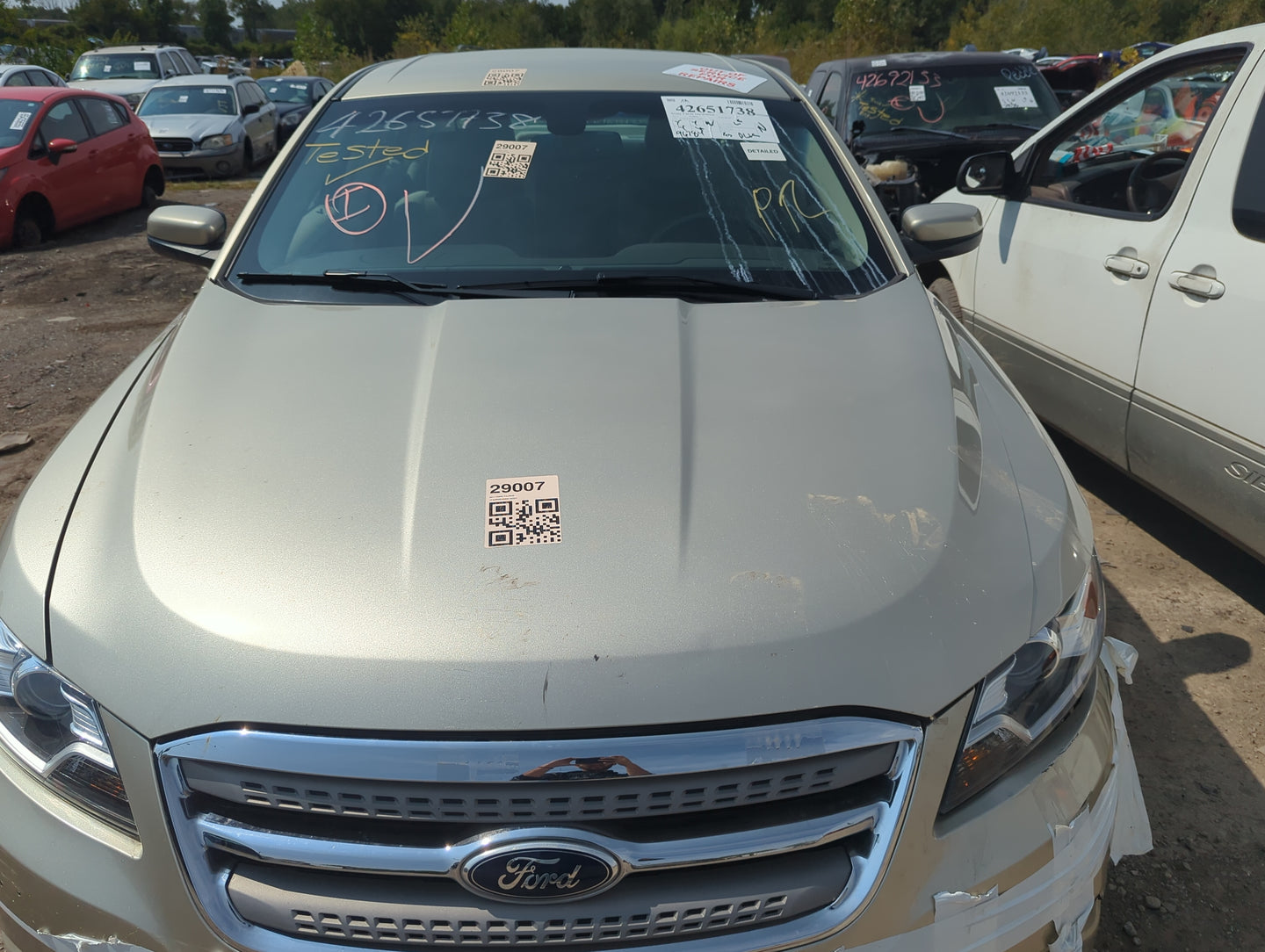 2010-2012 Ford Taurus Hood Oem - Oemusedautoparts1.com