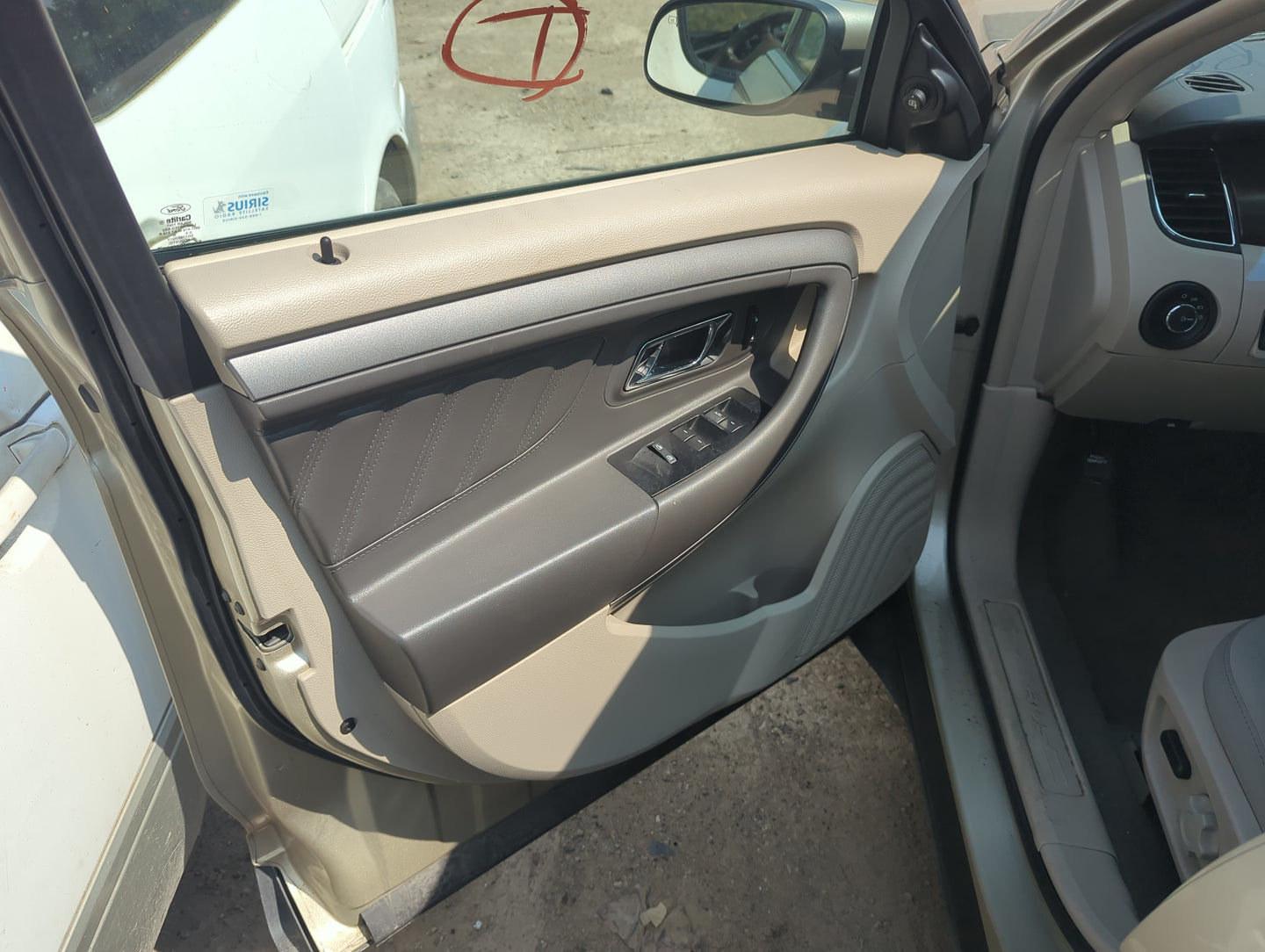 2011 Ford Taurus Front Left Driver Interior Door Panel Trim - Oemusedautoparts1.com