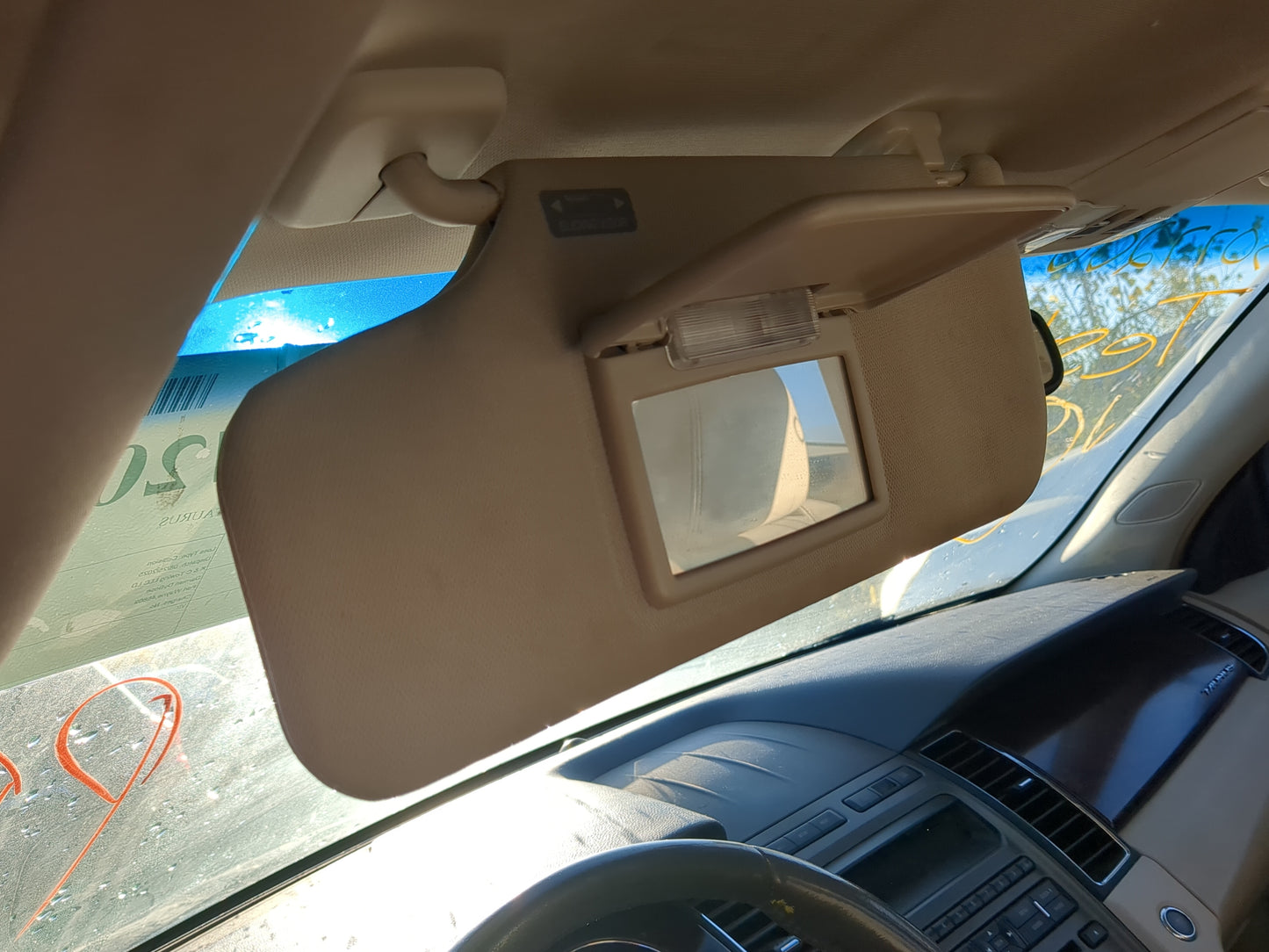 2010-2011 Ford Taurus Sun Visor Shade Replacement Driver Left Mirror Fits Fits 2010 2011 OEM Used Auto Parts - Oemusedautopa