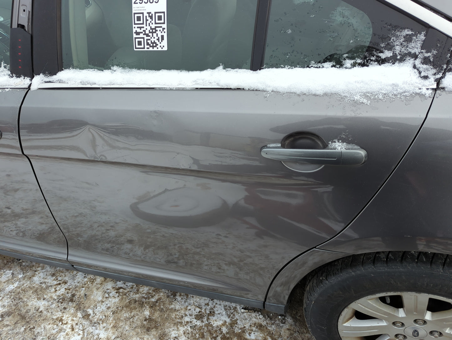 2010-2019 Ford Taurus Driver Rear Door Oem 1310672 - Oemusedautoparts1.com