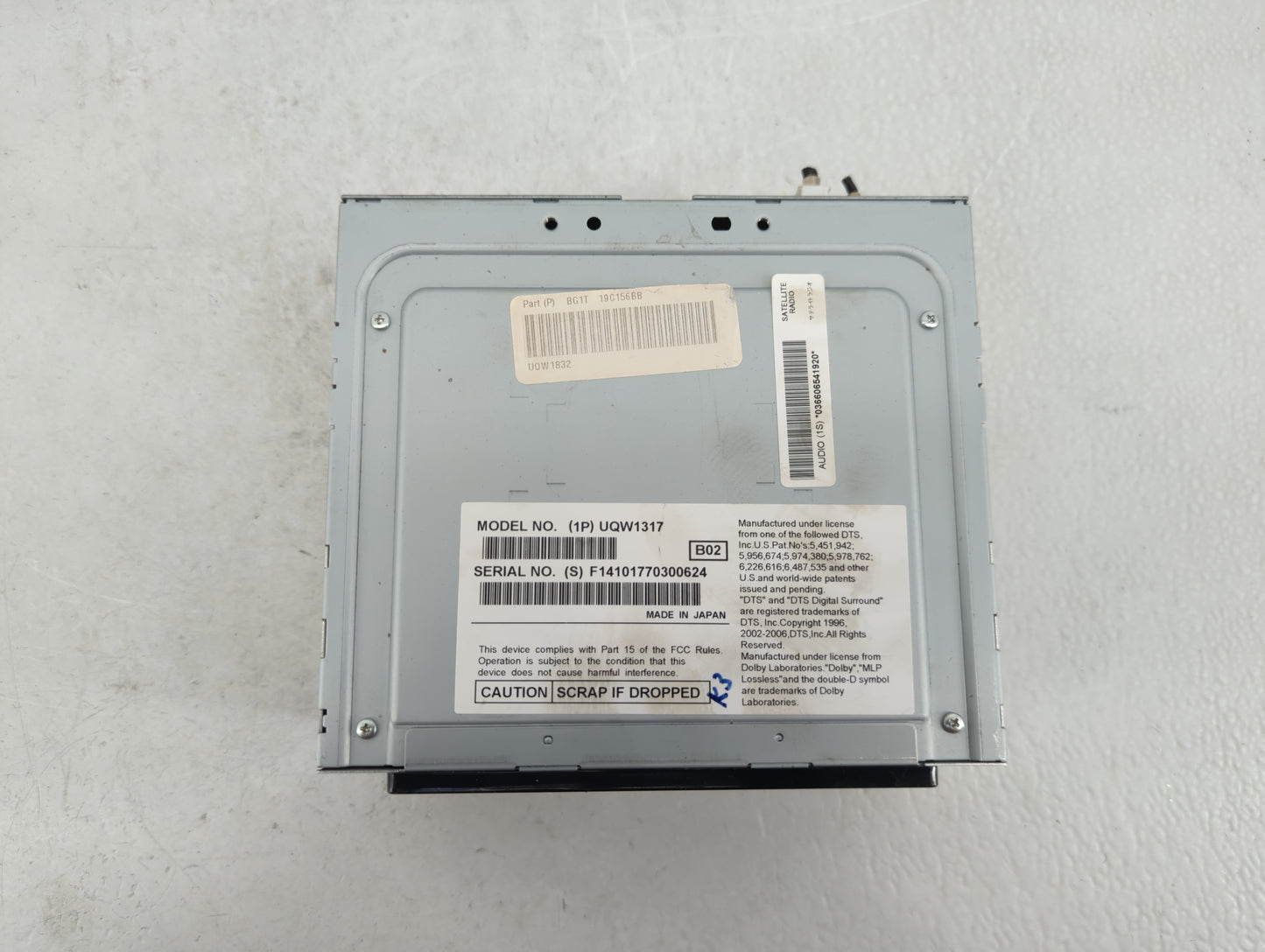 2011 Ford Taurus Radio AM FM Cd Player Receiver Replacement P/N:BG1T 19C156BB Fits OEM Used Auto Parts - Oemusedautoparts1.c