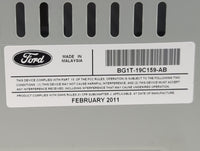 2011-2012 Ford Taurus Radio AM FM Cd Player Receiver Replacement P/N:BG1T-19C159-AB Fits Fits 2011 2012 OEM Used Auto Parts 