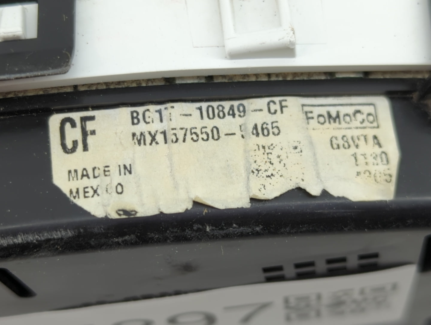 2011-2012 Ford Taurus Instrument Cluster Speedometer Gauges P/N:BG1T-10849-CF Fits Fits 2011 2012 OEM Used Auto Parts - Oemu