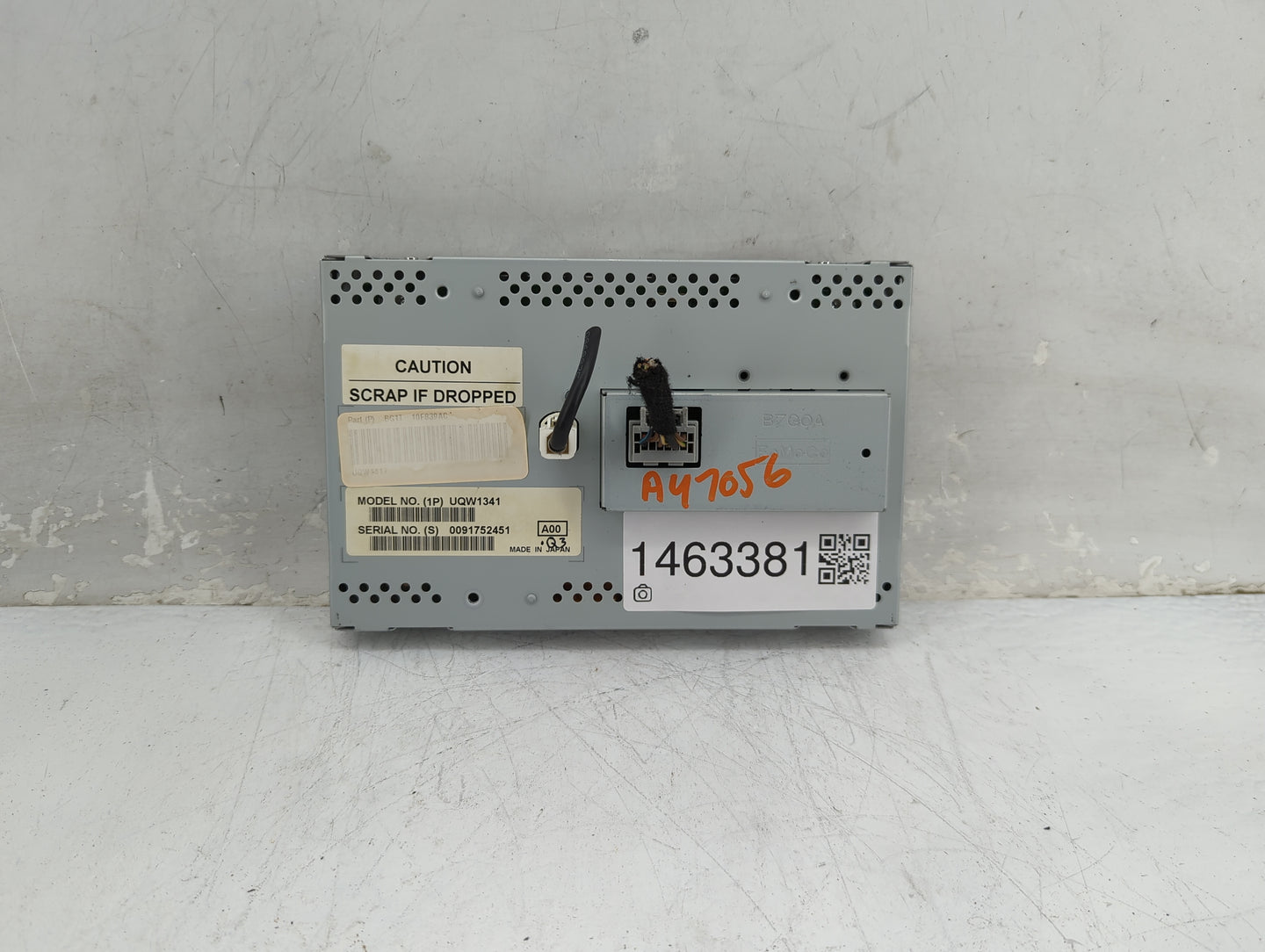 2011-2012 Ford Taurus Radio AM FM Cd Player Receiver Replacement P/N:BG1T10F839AG UQW1341, UQW1417 Fits Fits 2011 2012 OEM U