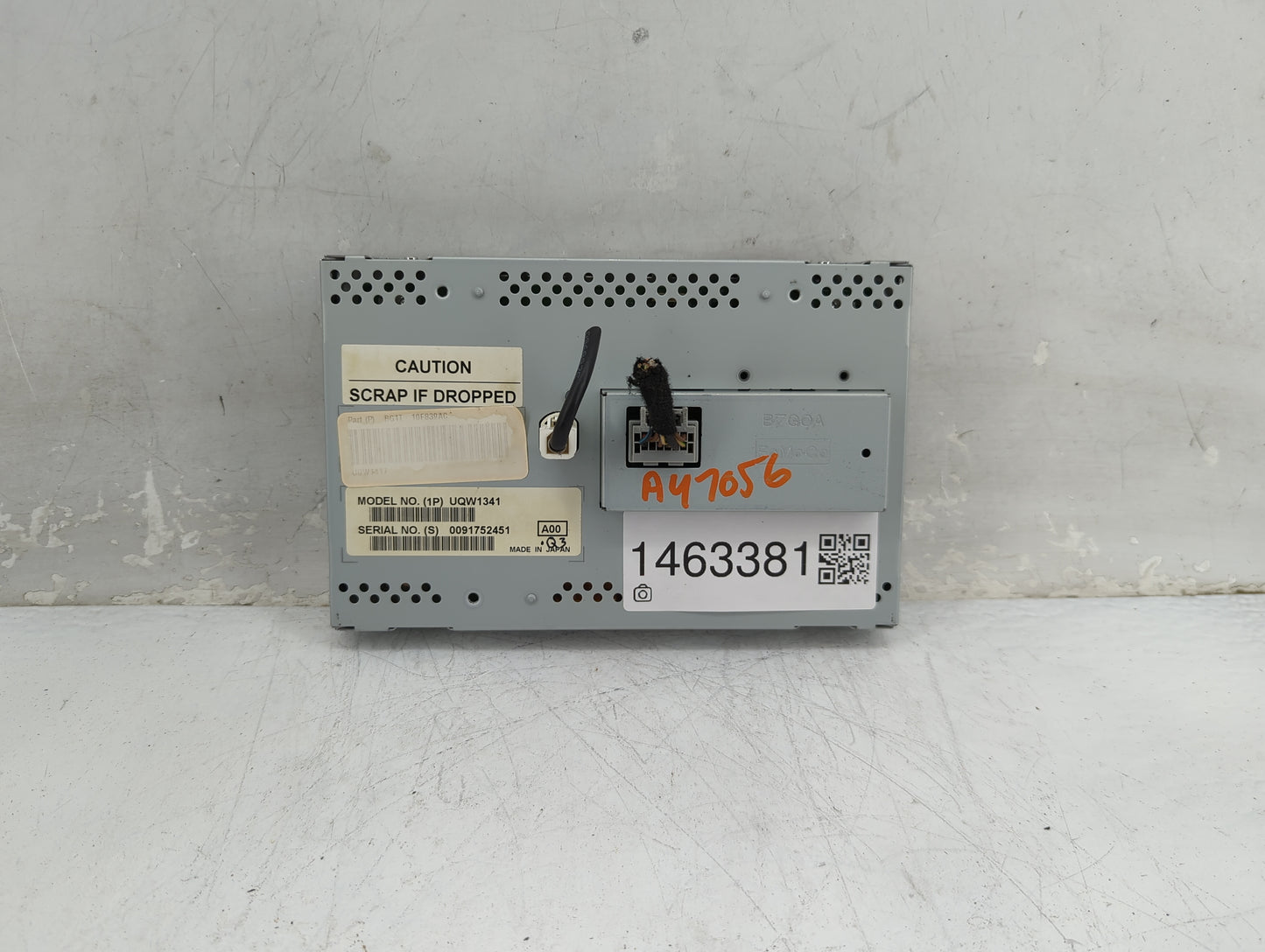 2011-2012 Ford Taurus Radio AM FM Cd Player Receiver Replacement P/N:BG1T10F839AG UQW1341, UQW1417 Fits Fits 2011 2012 OEM U