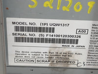 2011 Ford Taurus Radio AM FM Cd Player Receiver Replacement P/N:UQW1317 Fits OEM Used Auto Parts - Oemusedautoparts1.com