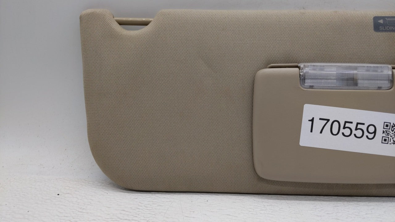 2010-2011 Ford Taurus Sun Visor Shade Replacement Passenger Right Mirror Fits Fits 2010 2011 OEM Used Auto Parts - Oemusedau