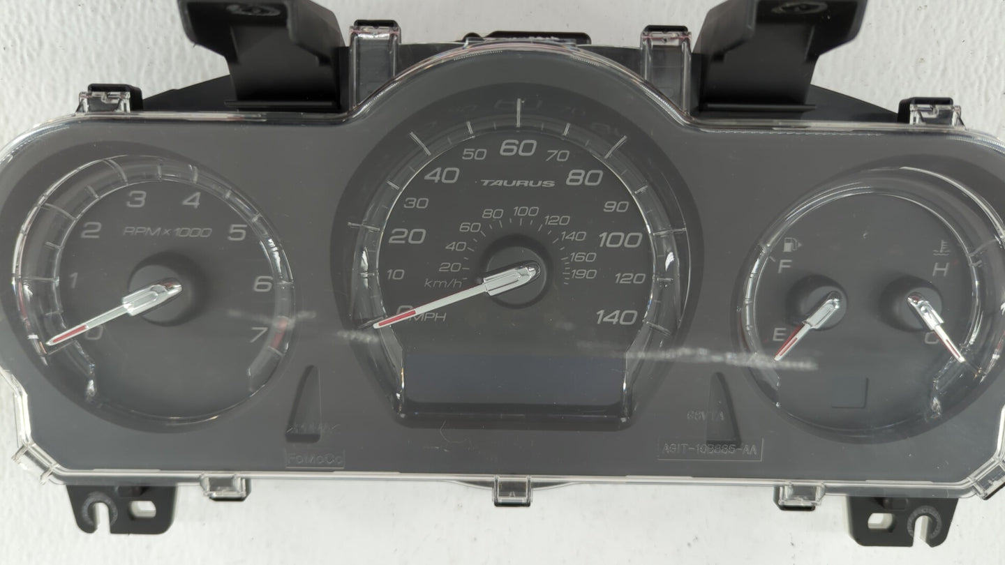2011-2012 Ford Taurus Instrument Cluster Speedometer Gauges P/N:BG1T-10849-EF Fits Fits 2011 2012 OEM Used Auto Parts - Oemu