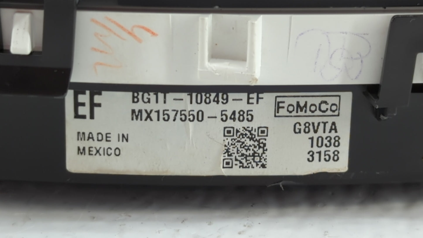 2011-2012 Ford Taurus Instrument Cluster Speedometer Gauges P/N:BG1T-10849-EF Fits Fits 2011 2012 OEM Used Auto Parts - Oemu