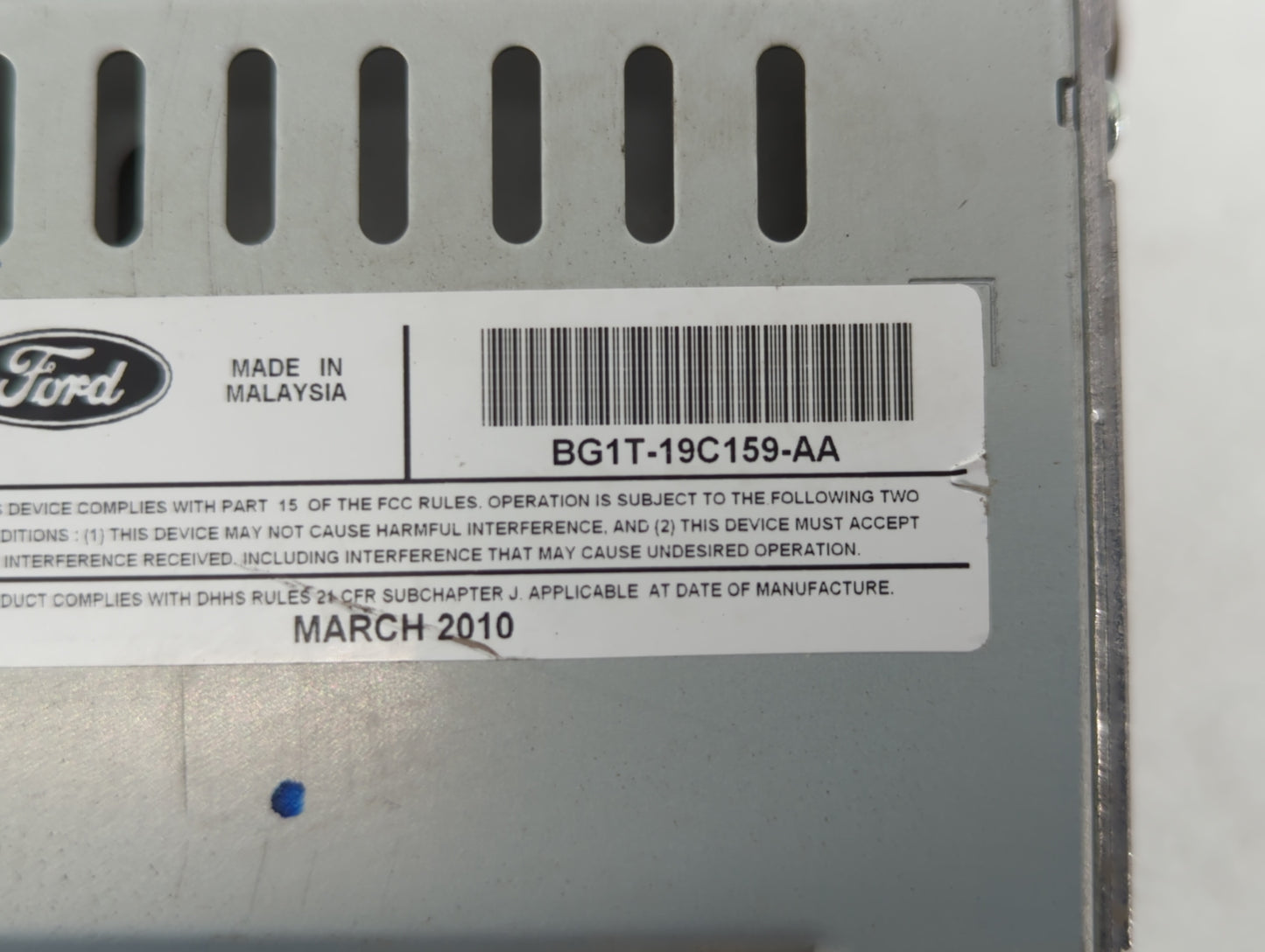 2011-2012 Ford Taurus Am Fm Cd Player Radio Receiver - Oemusedautoparts1.com
