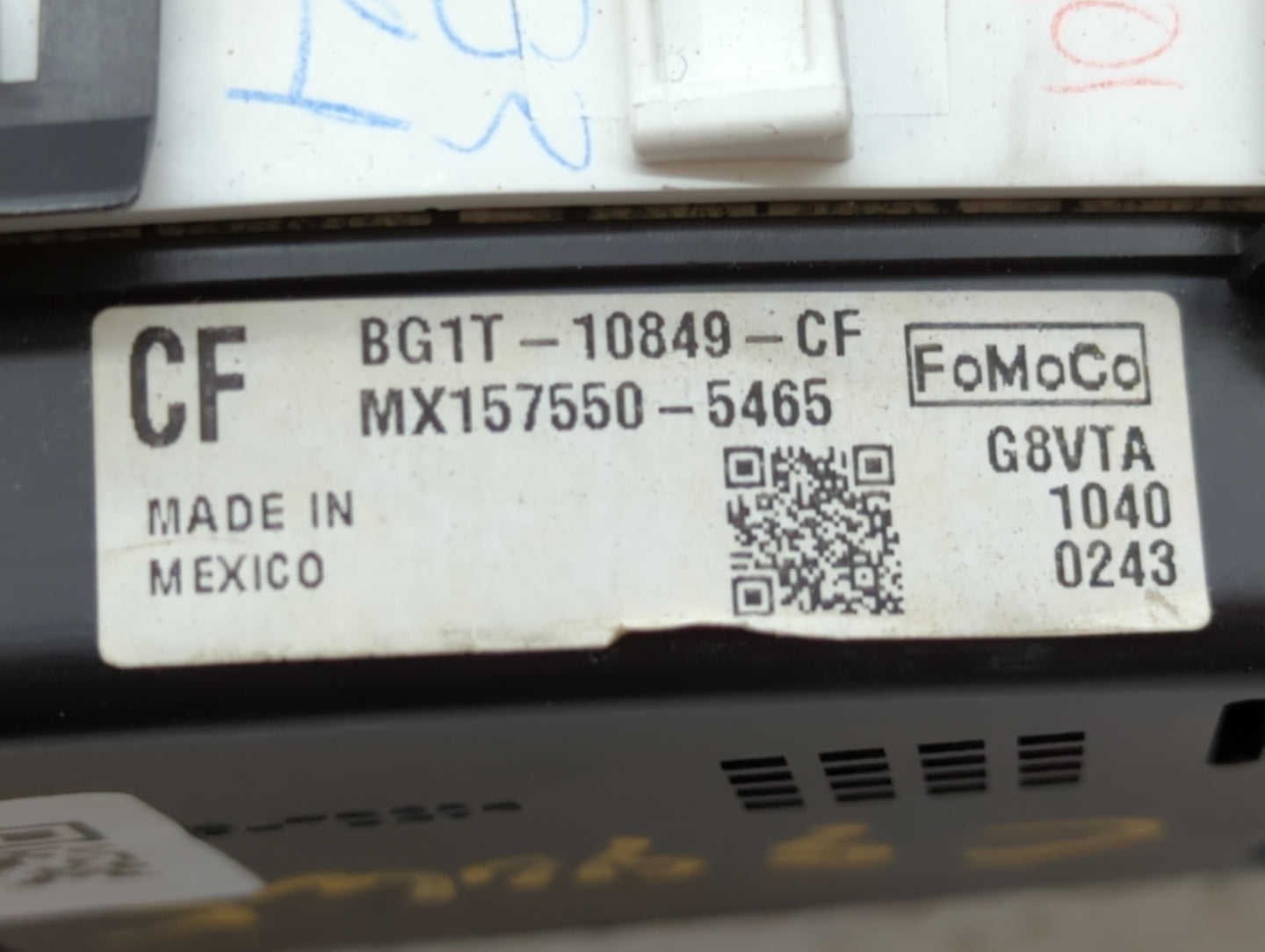 2011-2012 Ford Taurus Instrument Cluster Speedometer Gauges P/N:BG1T-10849-CF Fits Fits 2011 2012 OEM Used Auto Parts - Oemu