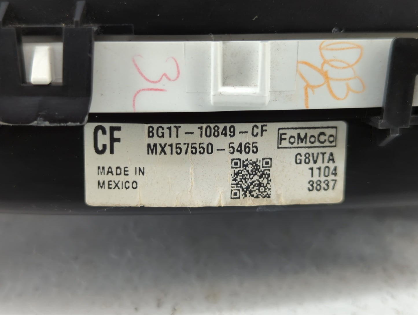 2011 Ford Taurus Instrument Cluster Speedometer Gauges P/N:BG1T-10849-CF BG1T-10849-EE Fits OEM Used Auto Parts - Oemusedaut
