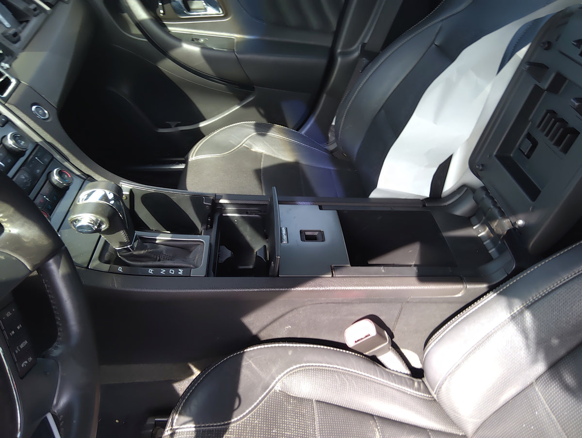 2010-2012 Ford Taurus Center Floor Console Fits Fits 2010 2011 2012 OEM Used Auto Parts - Oemusedautoparts1.com