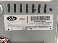 2010-2011 Ford Taurus Radio AM FM Cd Player Receiver Replacement P/N:BG1T-19C159-AA Fits Fits 2010 2011 OEM Used Auto Parts 