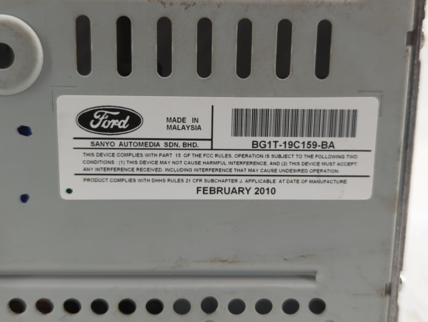 2011-2012 Ford Taurus Am Fm Cd Player Radio Receiver - Oemusedautoparts1.com