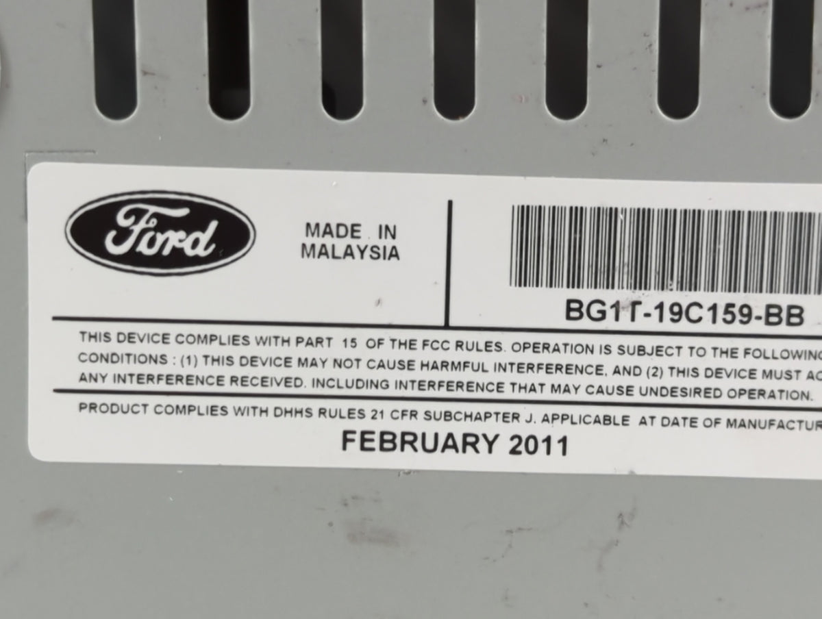 2011-2012 Ford Taurus Am Fm Cd Player Radio Receiver 642103 - Oemusedautoparts1.com