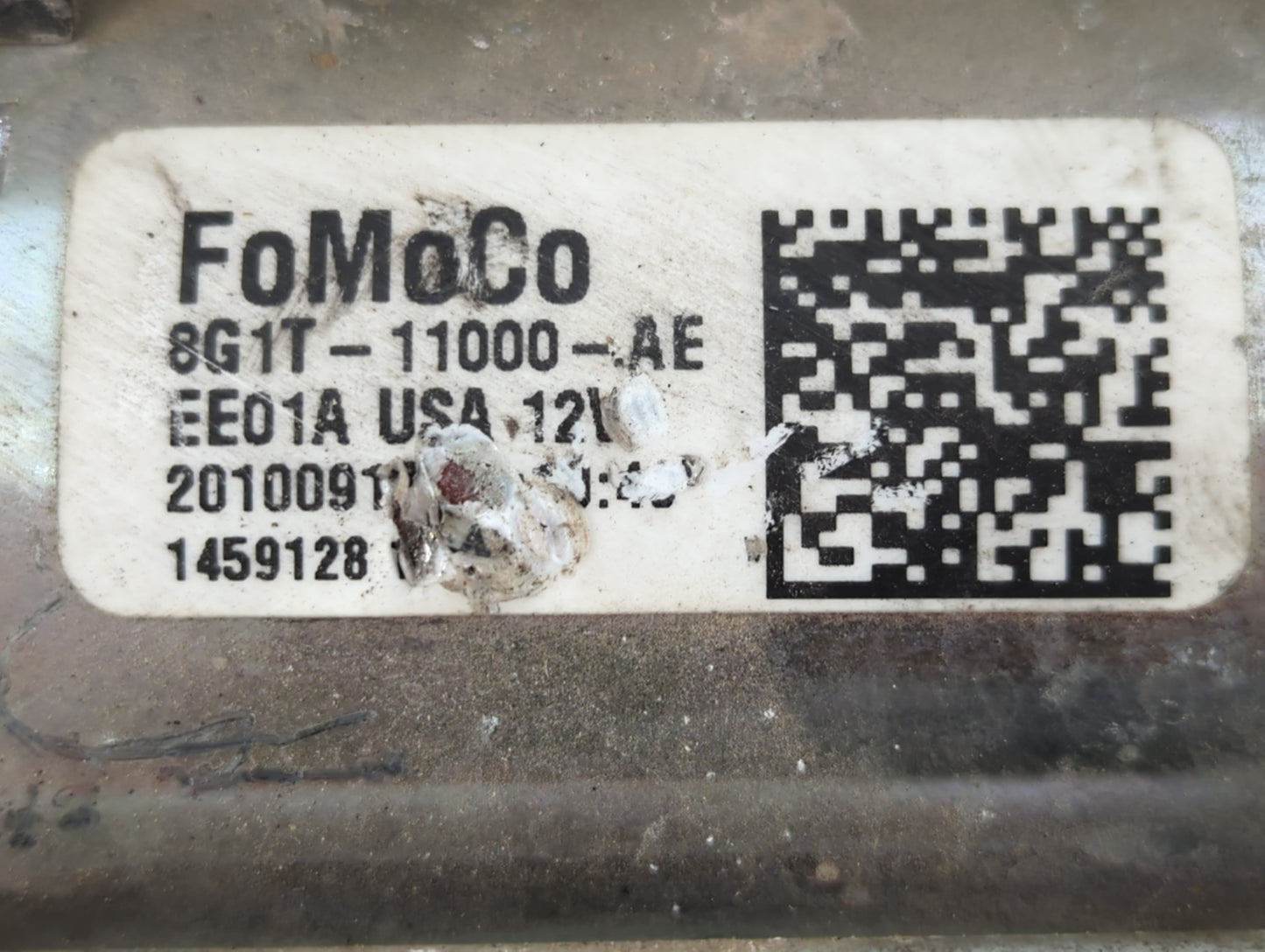 2008-2019 Ford Taurus Car Starter Motor Solenoid OEM P/N:8G1T-11000-AE Fits OEM Used Auto Parts - Oemusedautoparts1.com