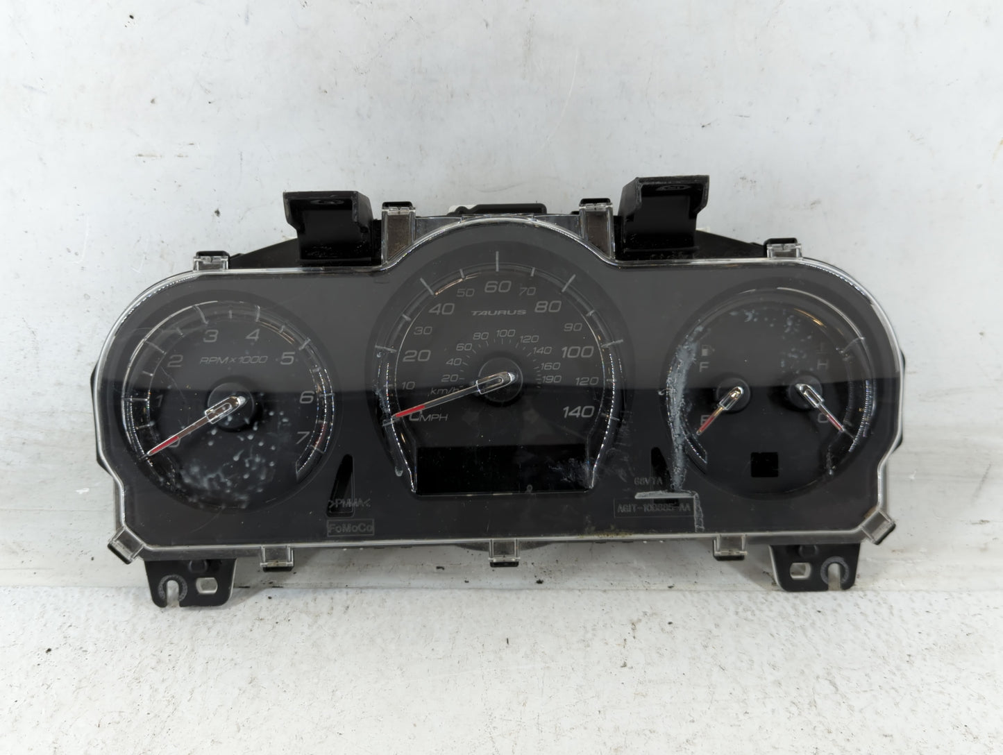 2011 Ford Taurus Instrument Cluster Speedometer Gauges P/N:BG1T-10849-CE Fits OEM Used Auto Parts - Oemusedautoparts1.com