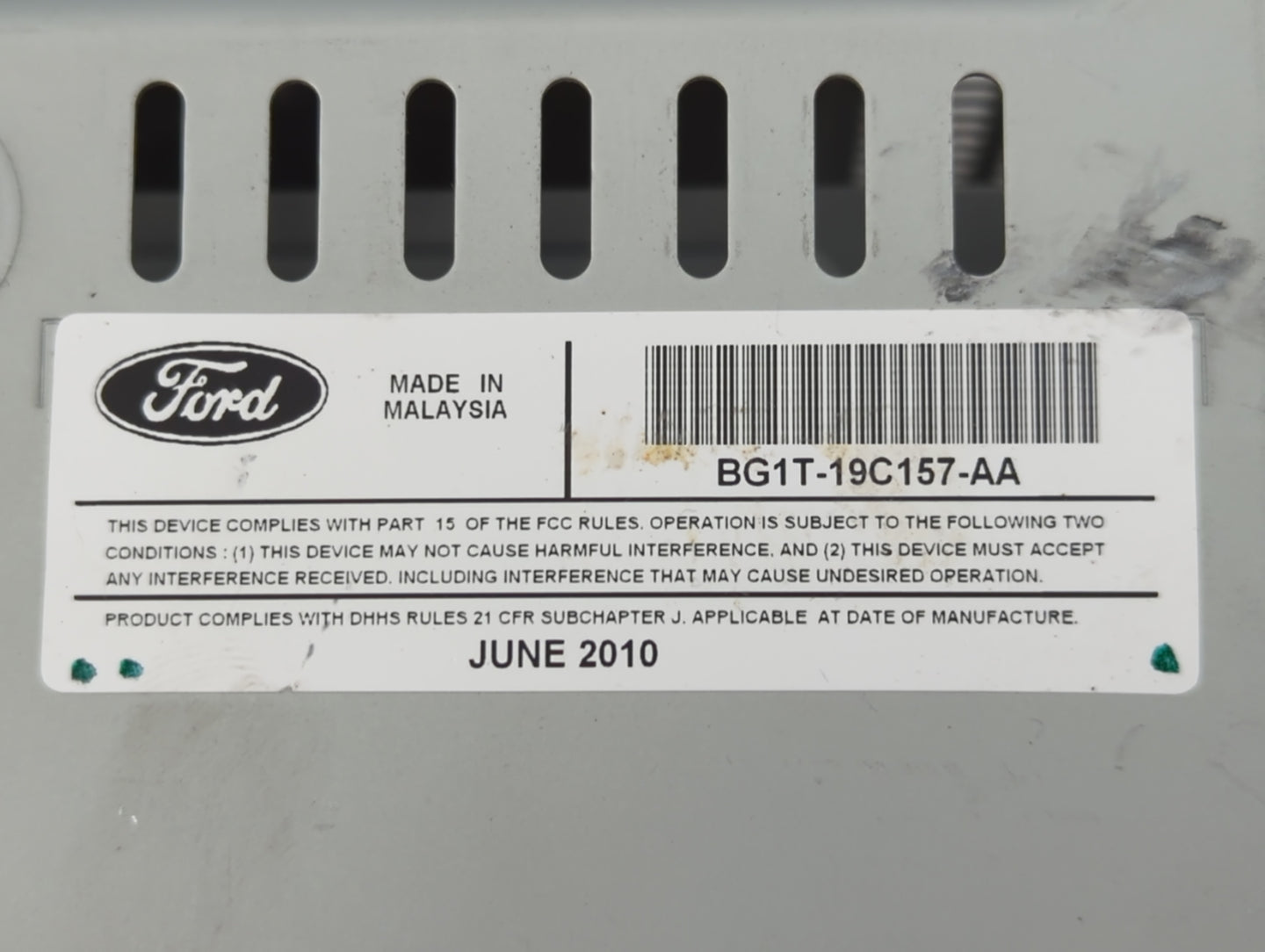 2011-2012 Ford Taurus Am Fm Cd Player Radio Receiver - Oemusedautoparts1.com
