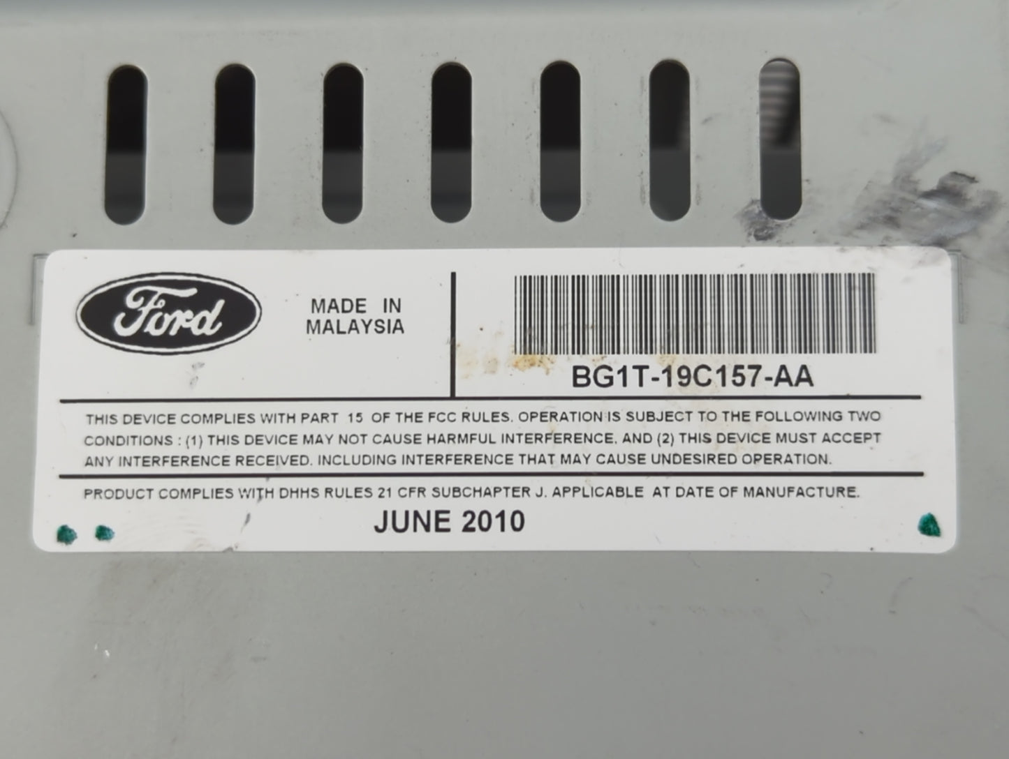 2011-2012 Ford Taurus Am Fm Cd Player Radio Receiver - Oemusedautoparts1.com