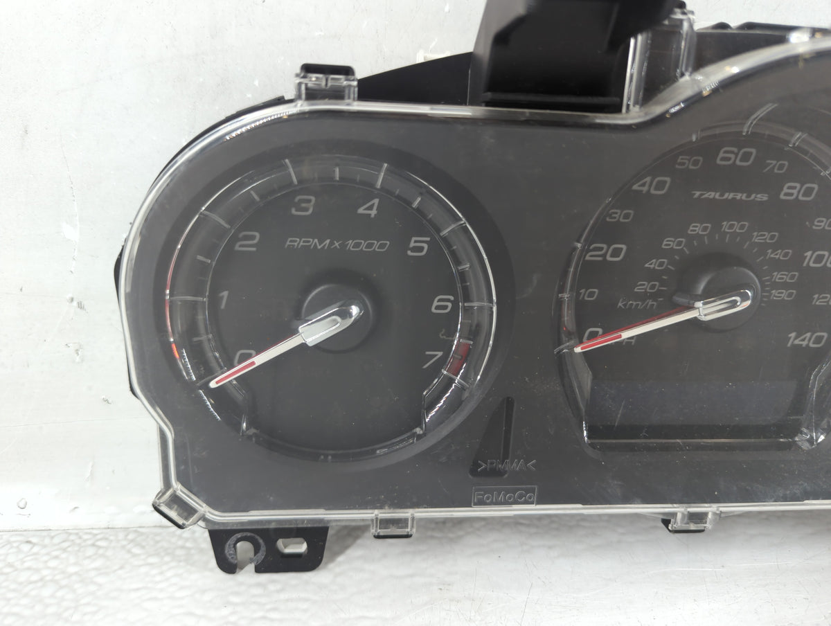 2011 Ford Taurus Instrument Cluster Speedometer Gauges P/N:BG1T-10849-AF AG1T-10B885-AA Miles:1K Fits OEM Used Auto Parts - 
