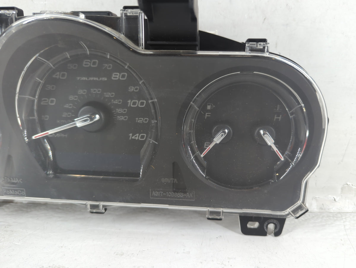 2011 Ford Taurus Instrument Cluster Speedometer Gauges P/N:BG1T-10849-AF AG1T-10B885-AA Miles:1K Fits OEM Used Auto Parts - 