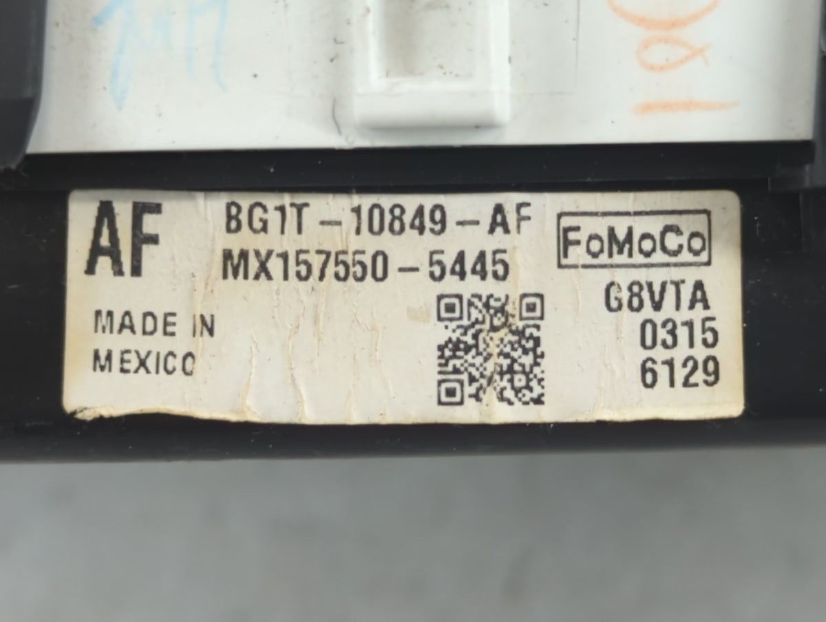 2011 Ford Taurus Instrument Cluster Speedometer Gauges P/N:BG1T-10849-AF AG1T-10B885-AA Miles:1K Fits OEM Used Auto Parts - 