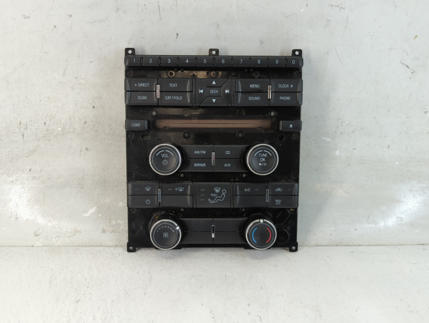 2011 Ford Taurus Climate Control Module Temperature AC/Heater Replacement Fits OEM Used Auto Parts - Oemusedautoparts1.com