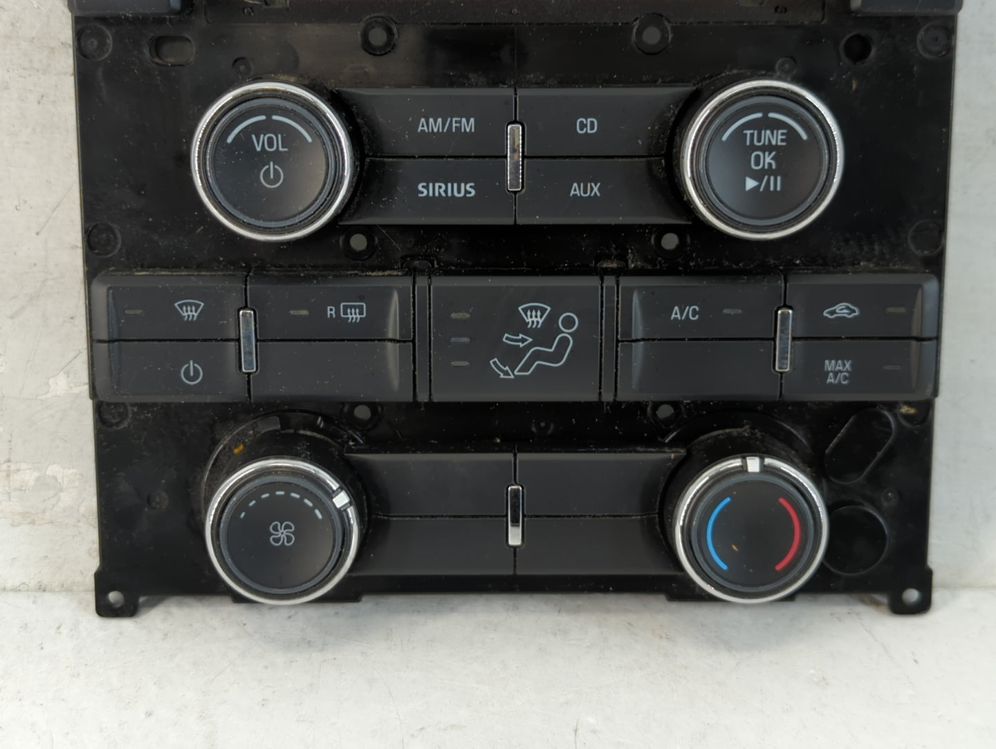 2011 Ford Taurus Climate Control Module Temperature AC/Heater Replacement Fits OEM Used Auto Parts - Oemusedautoparts1.com