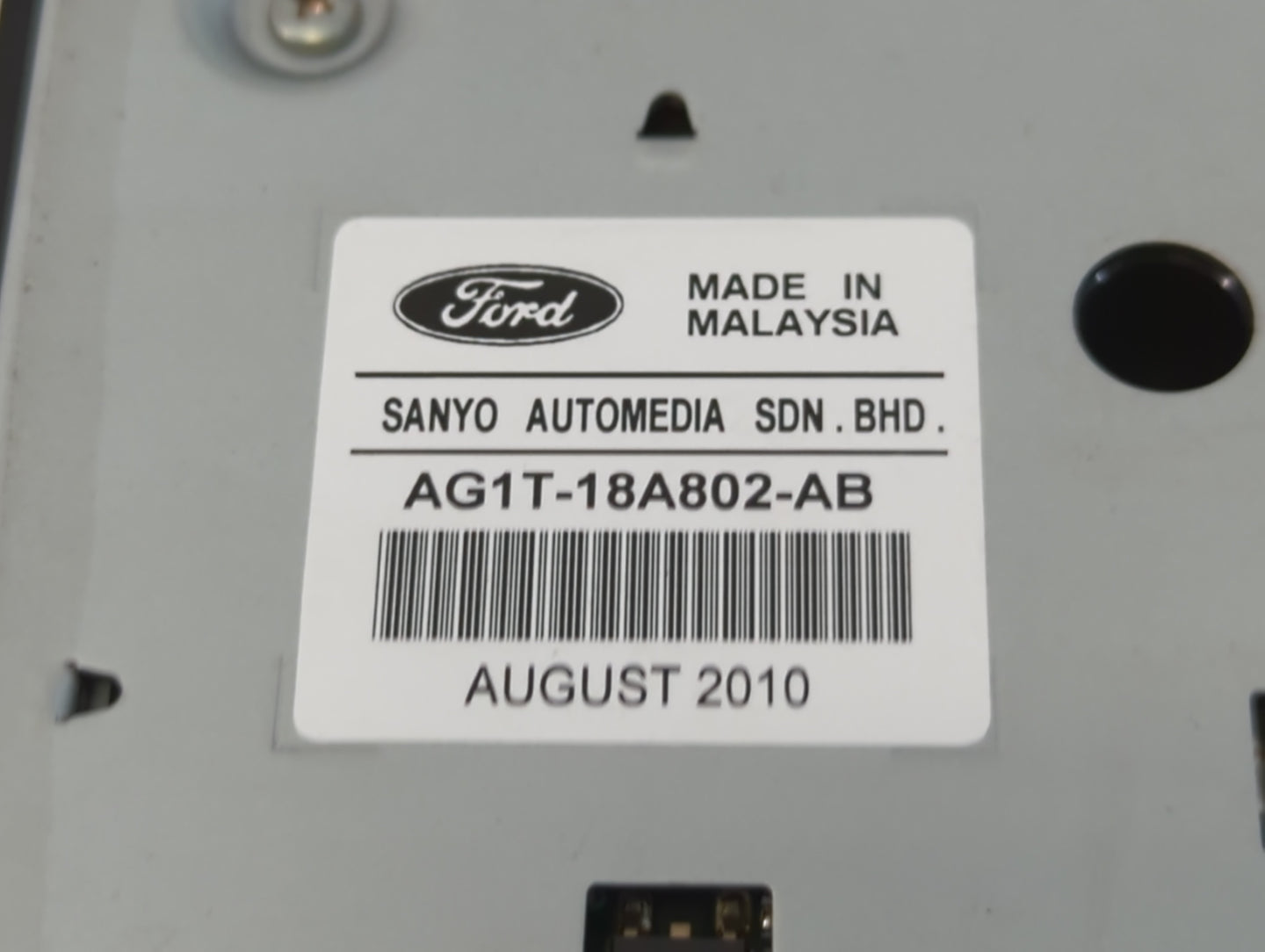 2011 Ford Taurus Climate Control Module Temperature AC/Heater Replacement Fits OEM Used Auto Parts - Oemusedautoparts1.com