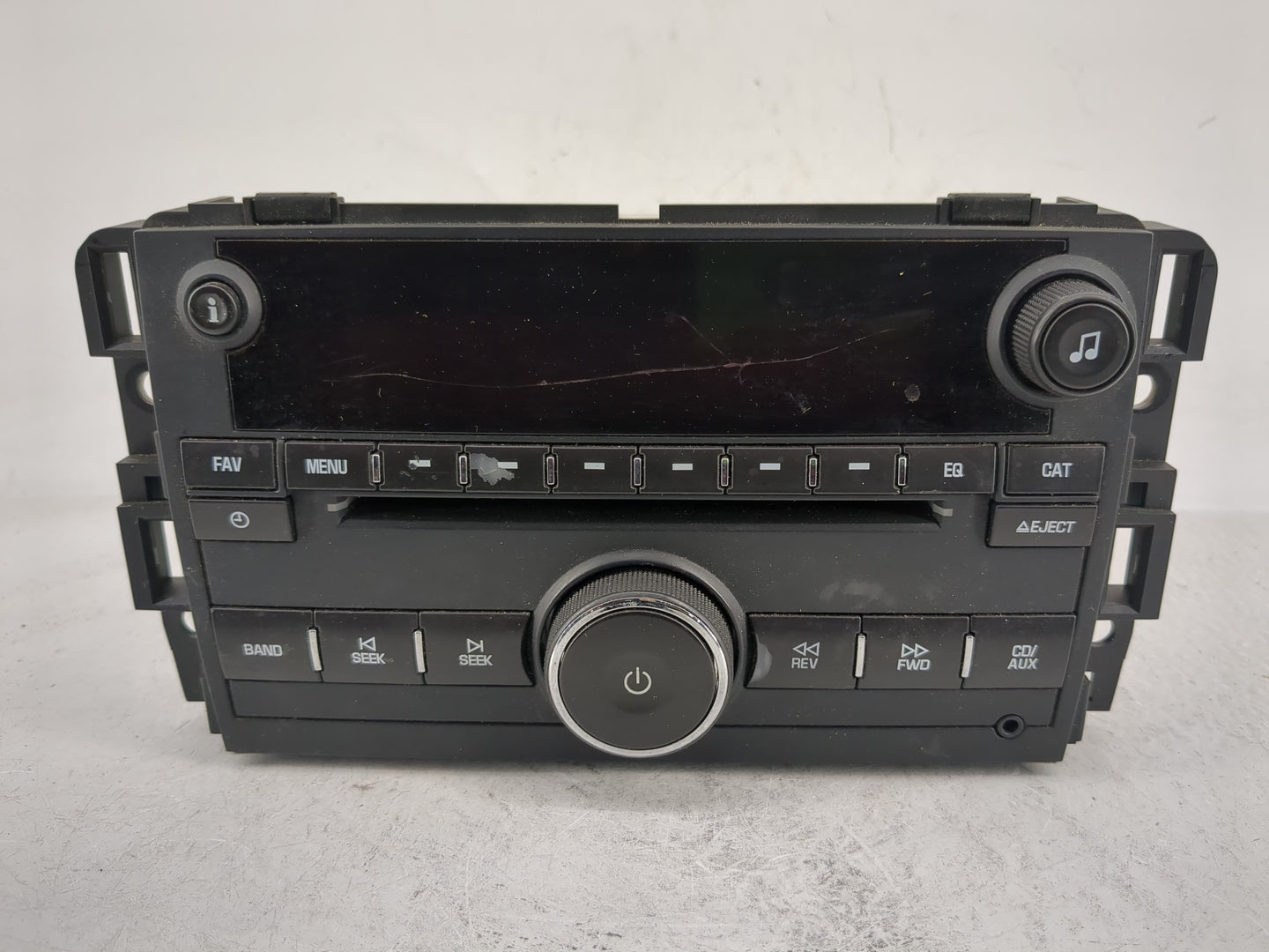 2009-2011 Gmc Acadia Radio AM FM Cd Player Receiver Replacement P/N:25941141 20935118 Fits Fits 2009 2010 2011 OEM Used Auto