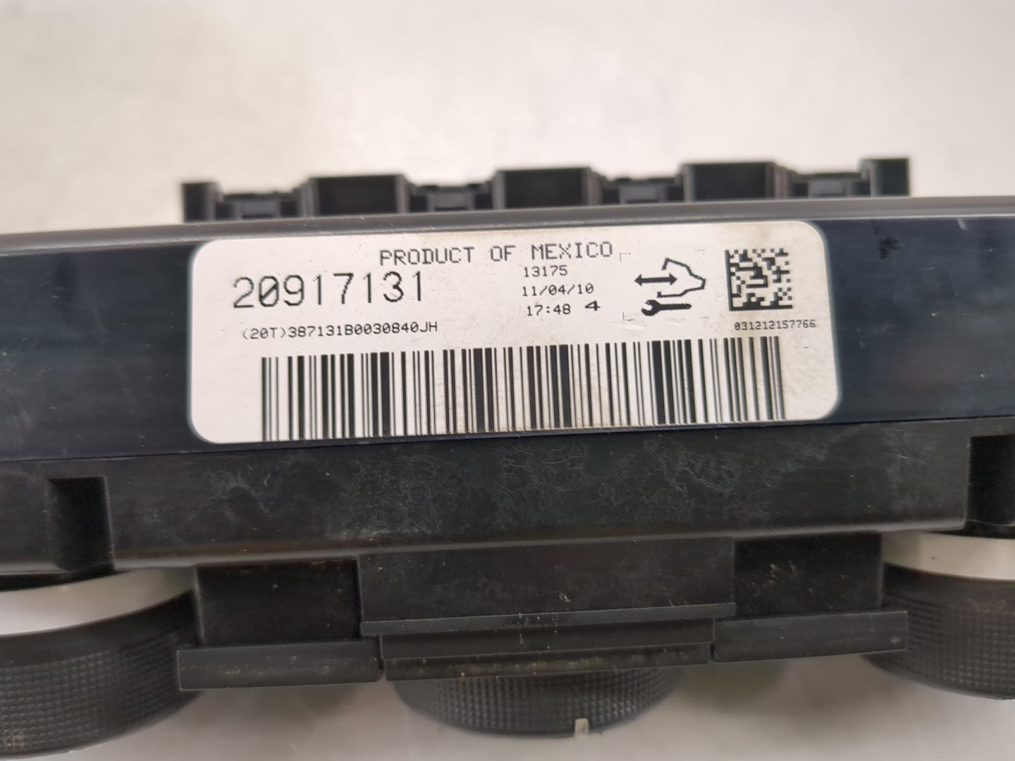 2007-2012 Gmc Acadia Climate Control Module Temperature AC/Heater Replacement P/N:20917131 Fits Fits 2007 2008 2009 2010 201