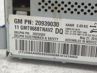 2011 Gmc Acadia Radio AM FM Cd Player Receiver Replacement P/N:20939030 Fits OEM Used Auto Parts - Oemusedautoparts1.com