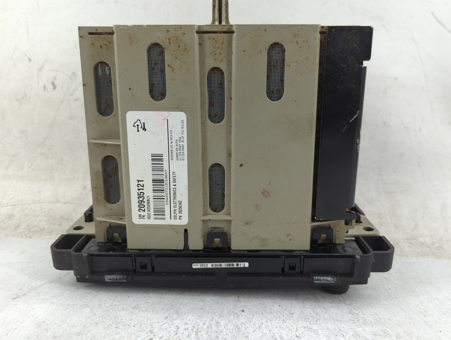 2011-2012 Gmc Acadia Radio AM FM Cd Player Receiver Replacement P/N:20935121 28256342 Fits Fits 2011 2012 OEM Used Auto Part