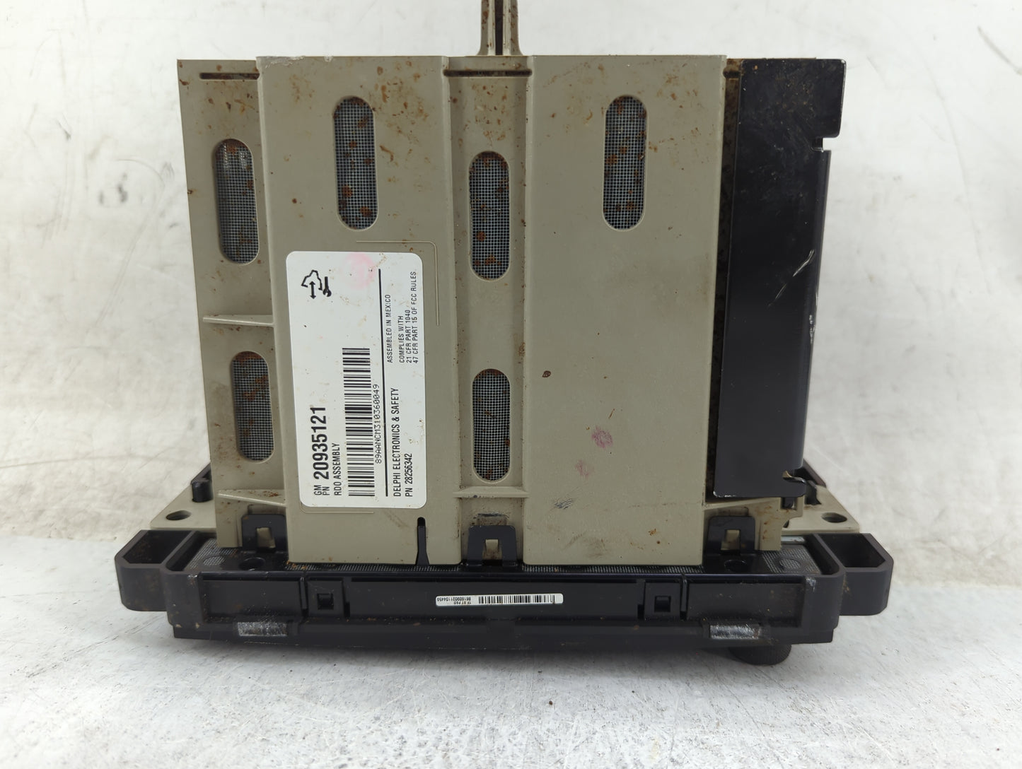 2011-2012 Gmc Acadia Radio AM FM Cd Player Receiver Replacement P/N:20935121 28256342 Fits Fits 2011 2012 OEM Used Auto Part