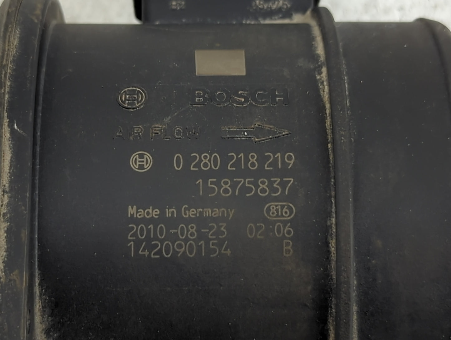 2009-2011 Gmc Acadia Mass Air Flow Meter Maf 1487274 - Oemusedautoparts1.com