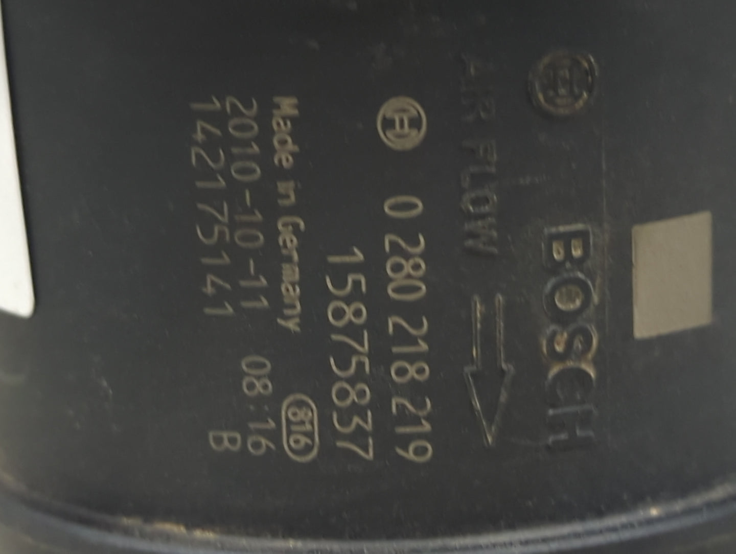 2009-2011 Gmc Acadia Mass Air Flow Meter Maf 1488603 - Oemusedautoparts1.com
