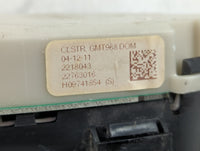 2011-2012 Gmc Acadia Instrument Cluster Speedometer Gauges P/N:H09741854 22763016 Fits Fits 2011 2012 OEM Used Auto Parts - 