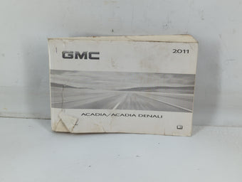 compare product 2011 Gmc Acadia Owners Manual Book Guide P/N:20759681 B OEM Used Auto Parts