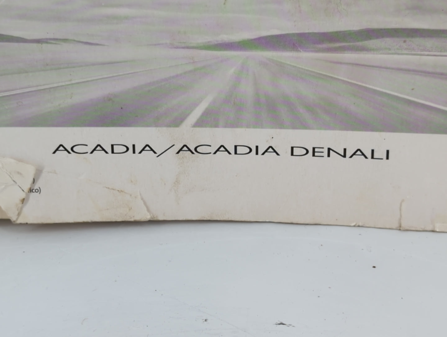 2011 Gmc Acadia Owners Manual Book Guide P/N:20759681 B OEM Used Auto Parts - Oemusedautoparts1.com