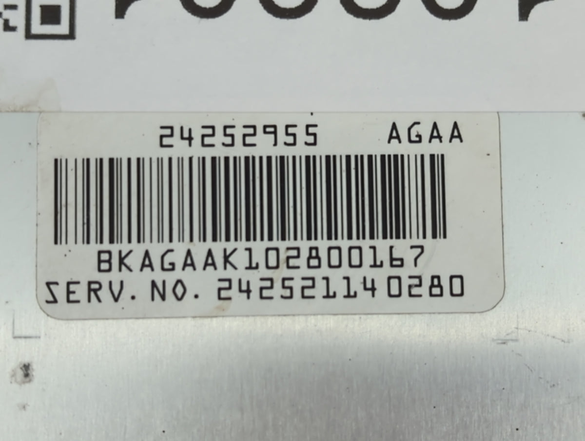 2011 Gmc Canyon PCM Engine Control Computer ECU ECM PCU OEM P/N:24252955 OEM Used Auto Parts - Oemusedautoparts1.com