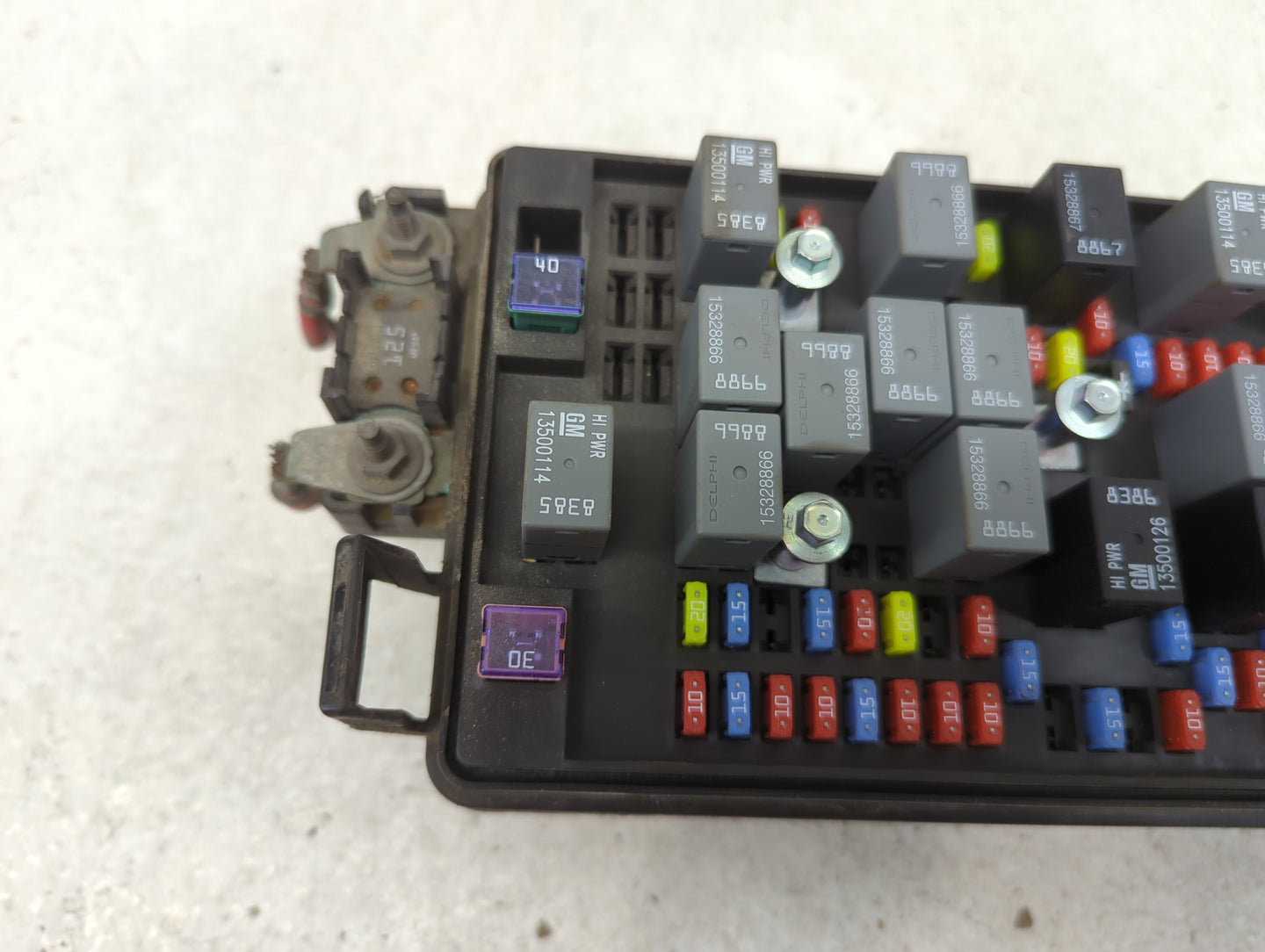 2009-2012 Gmc Canyon Fusebox Fuse Box Panel Relay Module P/N:20885194 Fits Fits 2009 2010 2011 2012 OEM Used Auto Parts - Oe