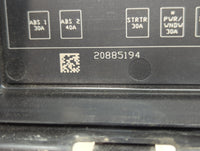 2009-2012 Gmc Canyon Fusebox Fuse Box Panel Relay Module P/N:20885194 Fits Fits 2009 2010 2011 2012 OEM Used Auto Parts - Oe