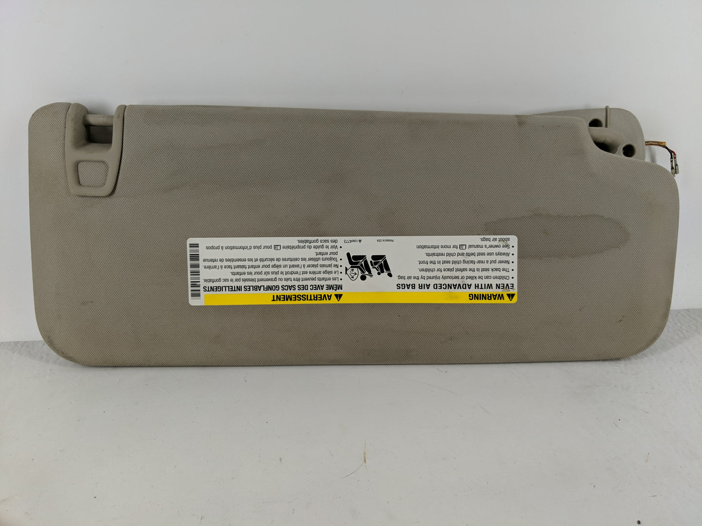 2007-2013 Gmc Sierra 1500 Sun Visor Shade Replacement Driver Left Mirror Fits Fits 2007 2008 2009 2010 2011 2012 2013 2014 O
