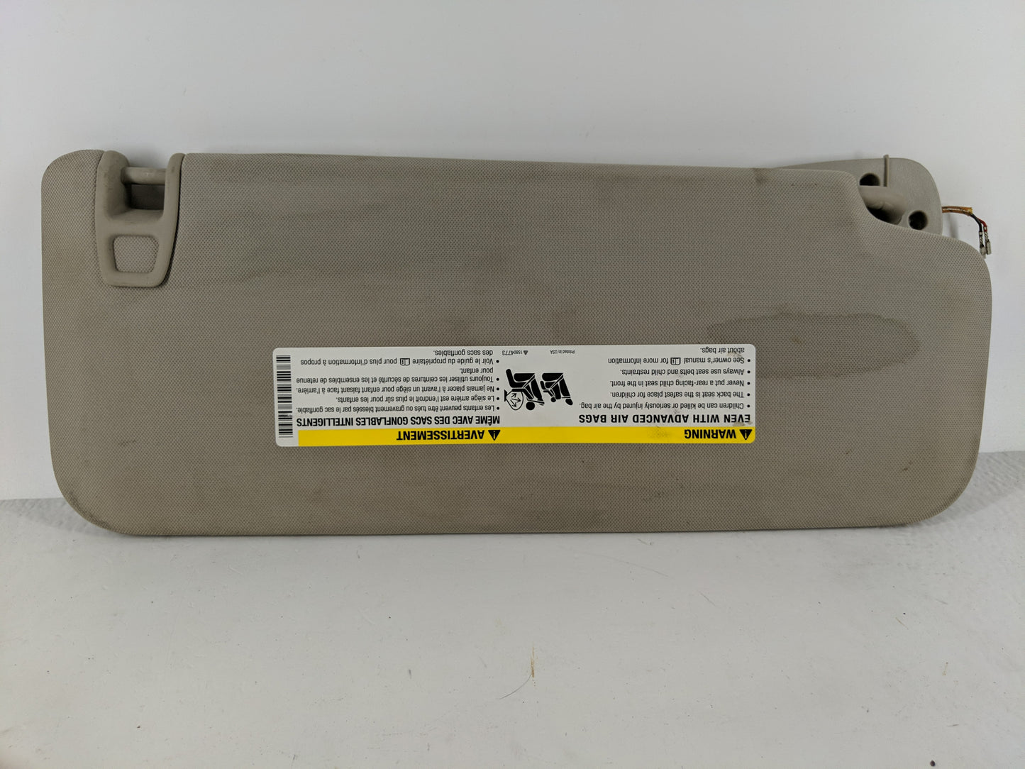 2007-2013 Gmc Sierra 1500 Sun Visor Shade Replacement Driver Left Mirror Fits Fits 2007 2008 2009 2010 2011 2012 2013 2014 O