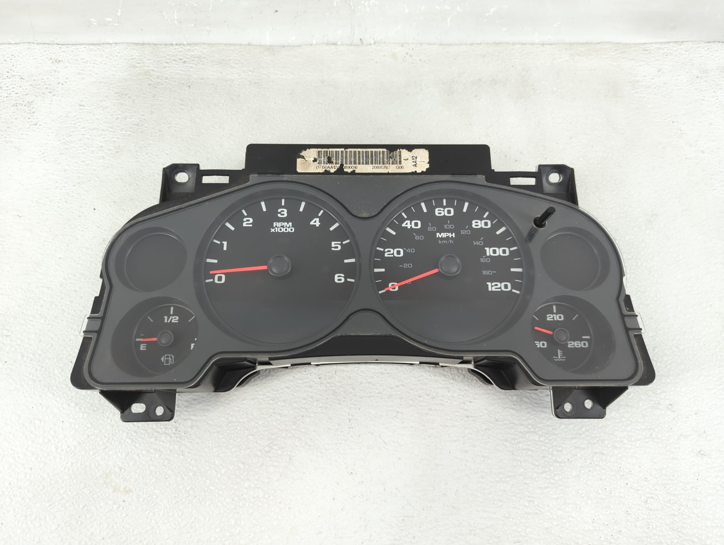 2011-2013 Gmc Sierra 1500 Instrument Cluster Speedometer Gauges P/N:20895767 Fits Fits 2011 2012 2013 OEM Used Auto Parts - 