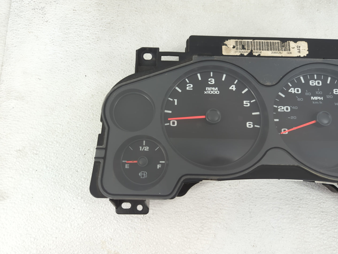 2011-2013 Gmc Sierra 1500 Instrument Cluster Speedometer Gauges P/N:20895767 Fits Fits 2011 2012 2013 OEM Used Auto Parts - 