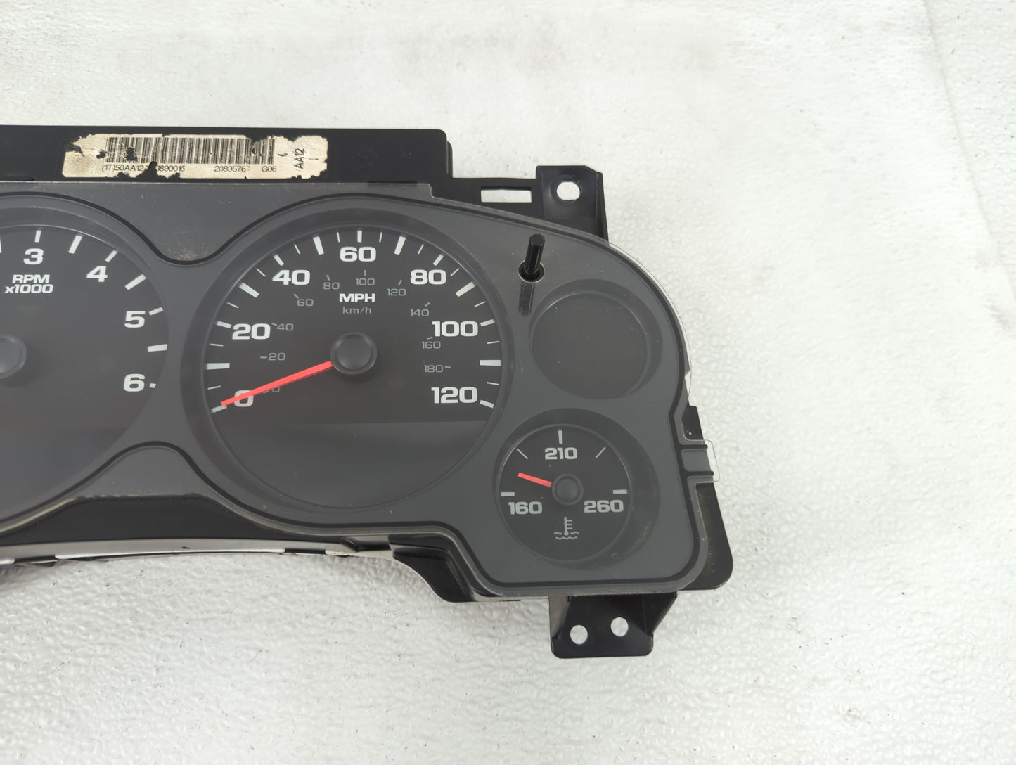 2011-2013 Gmc Sierra 1500 Instrument Cluster Speedometer Gauges P/N:20895767 Fits Fits 2011 2012 2013 OEM Used Auto Parts - 