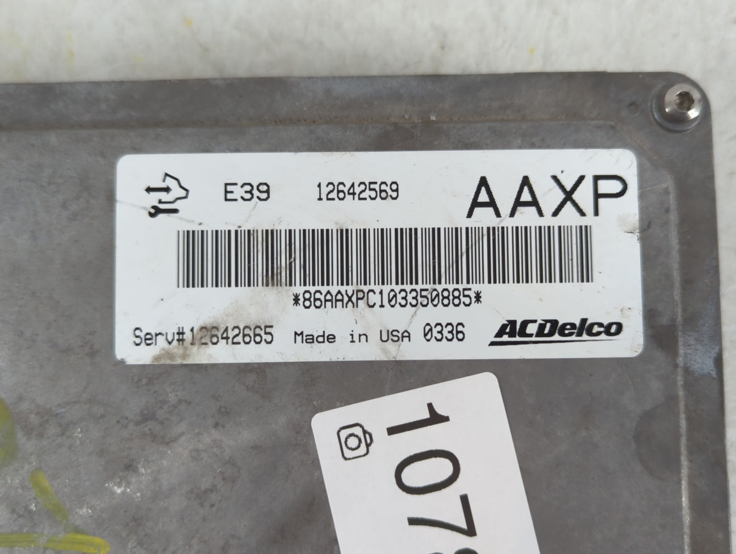 2010-2011 Gmc Terrain PCM Engine Control Computer ECU ECM PCU OEM P/N:12642569 Fits Fits 2010 2011 2012 2013 OEM Used Auto P