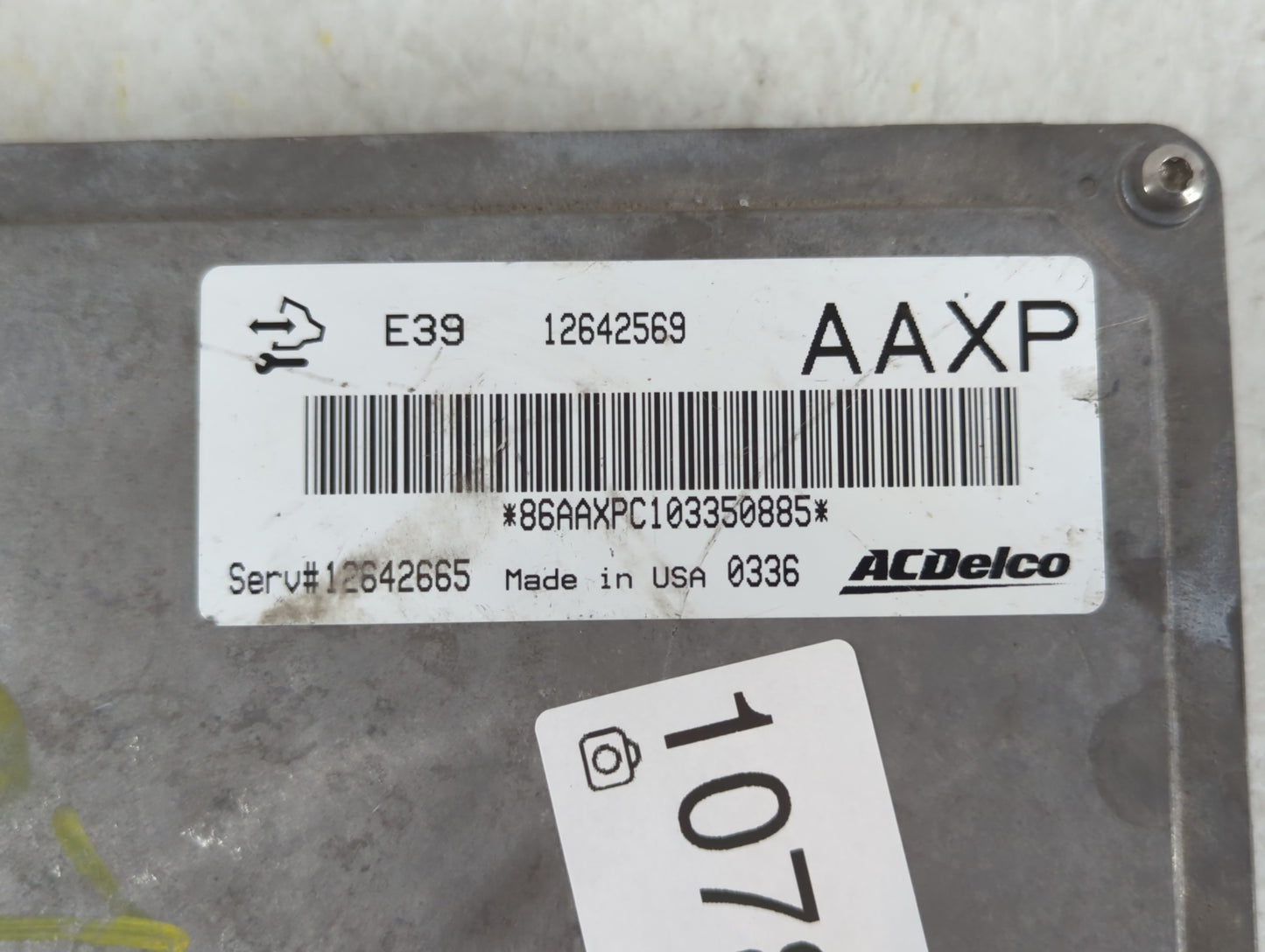 2010-2011 Gmc Terrain PCM Engine Control Computer ECU ECM PCU OEM P/N:12642569 Fits Fits 2010 2011 2012 2013 OEM Used Auto P